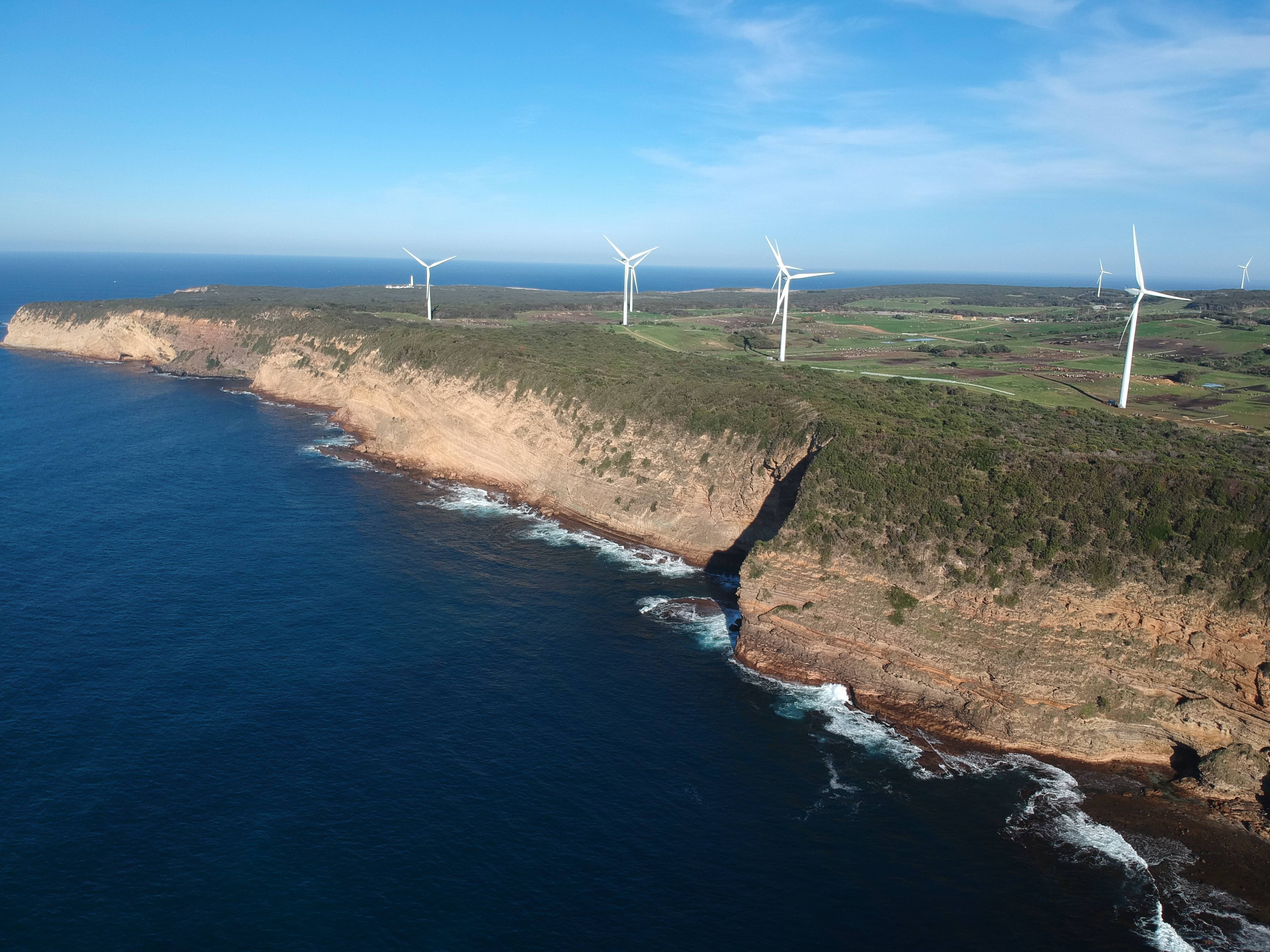 Aerial drone view